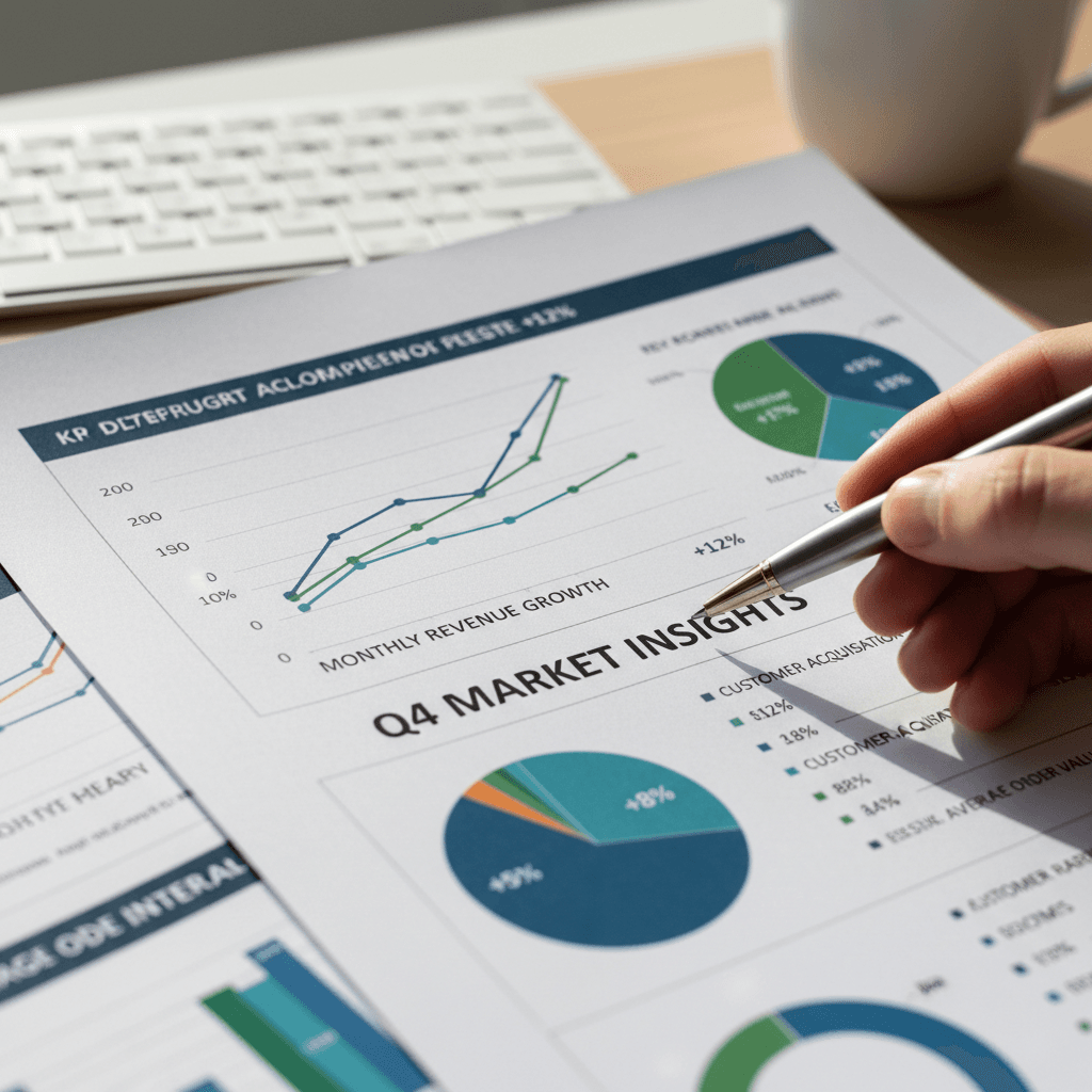 Analytics and reporting dashboard