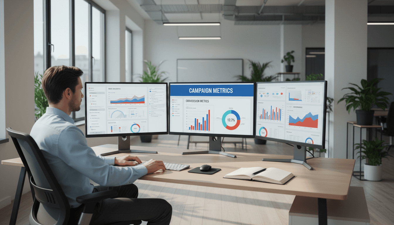 Google Ads campaign setup and optimization interface